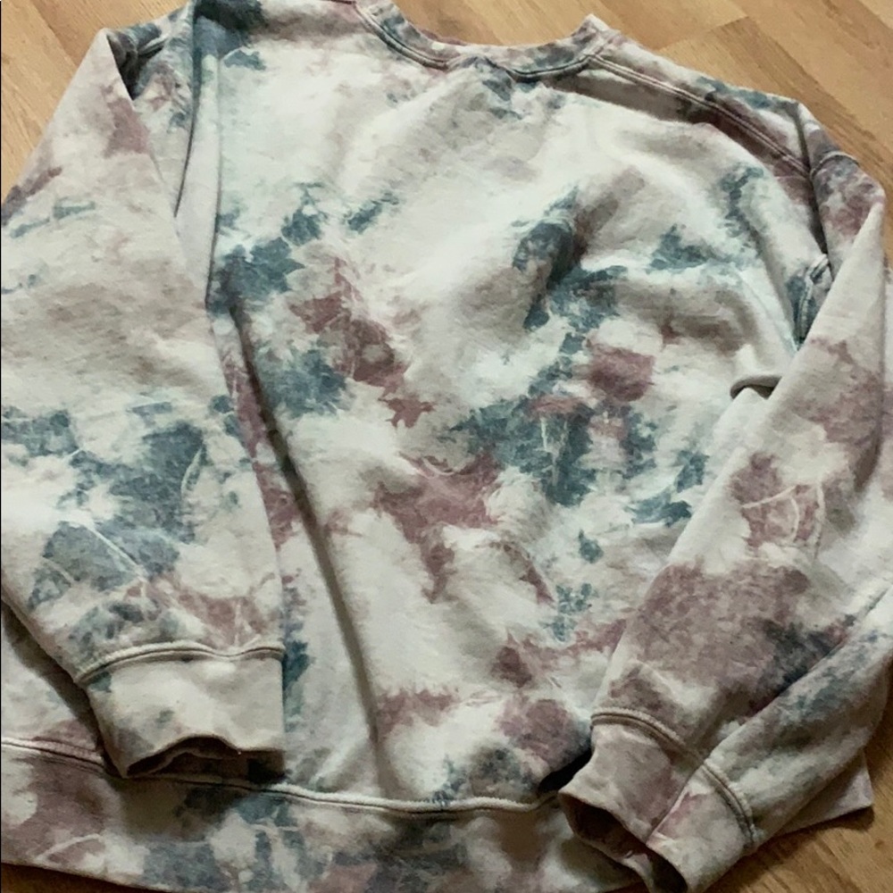 Renewal recycled tie-dye crewneck sweatshirt